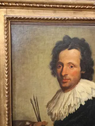 Scuola italiana (XVIII) - Ritratto di Salvator Rosa