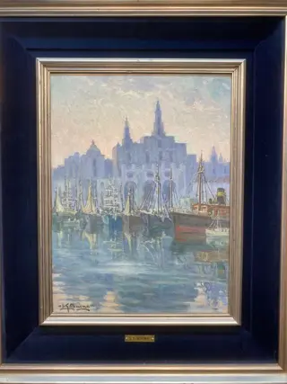 Leon Giuseppe Buono (1887-1975) - Marina controluce
