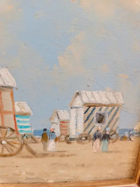 Pierre Stefani (1938) - Ostende - Cabines à marée basse