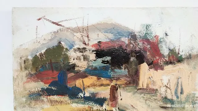 Alvaro Danti (1911-1985) - Stradina al porto