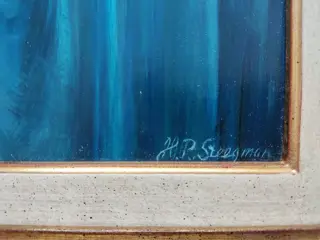 H.P. Steegman (1929) - Stilleven met tomaten en bloemen