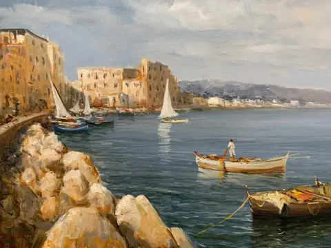 Pasquale Vuotto (1958) - Il borgo di celsa ischia ponte