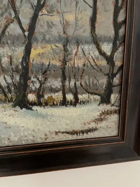 Albert Malet (1912-1986) - Sous-Bois Enneigé