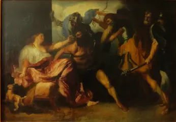 Scuola Italiana (XVIII-XIX), da Van Dyck - Cattura di Sansone