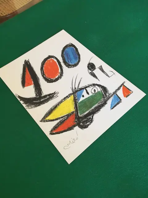 Joan Miro (1893-1983) (d'après) - Il numero "100"