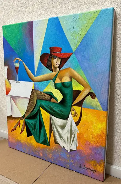 Julie Khaliniu (XX) - Lady in cafe