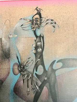 Frédéric Bouché (1948-2000) - Mirage bleue