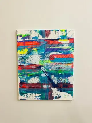 Karl Lagasse (1981) - TABLEAU - ONE 2 -Oeuvre exposition Austin Texas USA 2023