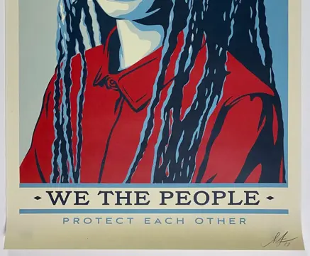 Shepard Fairey (OBEY) (1970) - We The People - Protect Each Other