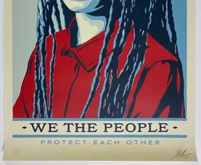 Shepard Fairey (OBEY) (1970) - We The People - Protect Each Other