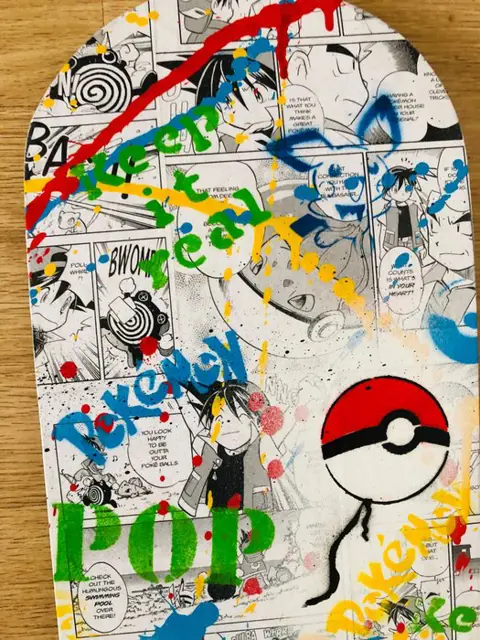 Koen Betjes - Balloon girl x Pokemon skatedeck