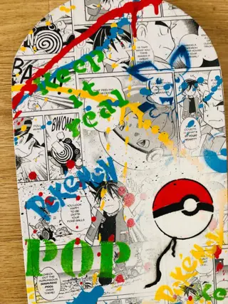Koen Betjes - Balloon girl x Pokemon skatedeck