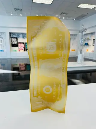 Karl Lagasse (1981) - ONE DOLLAR GOLD BLEU 16 Exemplaires au monde.