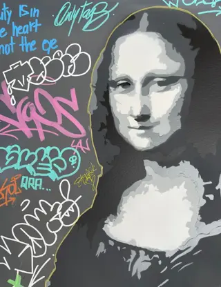 Quiona+ (1987) - 'This Looks Better in a Museum: Leonardo vs Banksy'