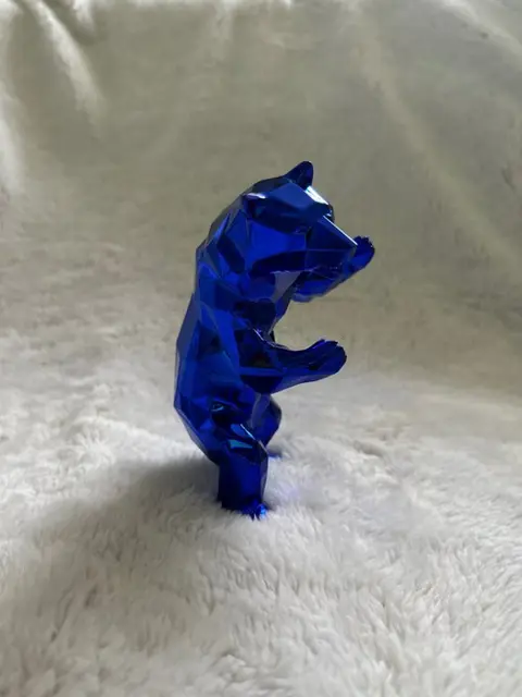 Richard Orlinski (1966) - Bear spirit (blue edition)