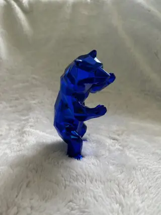 Richard Orlinski (1966) - Bear spirit (blue edition)