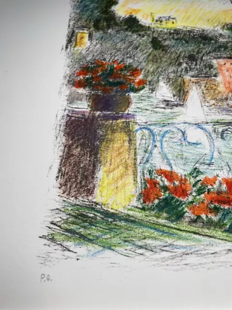 Michele Cascella (1892-1989) - Terrazzo Fiorito