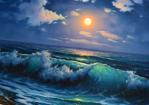 Segey Stoev (1971) - Moon path in the Sea