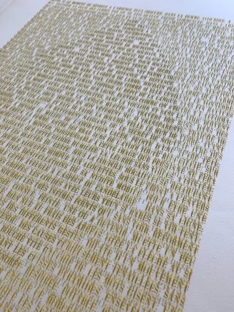 Pierre Lecuire (1922-2013) - Estampe typographique