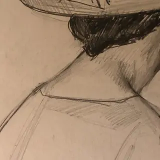 Maurice Stoppani (1921-2012) - Femme au chapeau devant son miroir