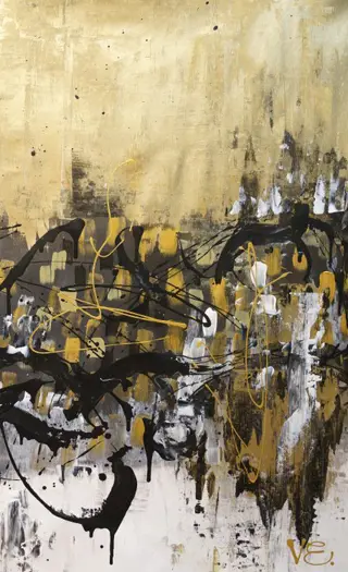 Violeta Endo (XX) - Golden City. Diptych