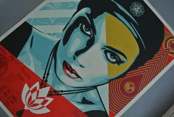 Shepard Fairey (OBEY) (1970) - Oil Lotus Woman