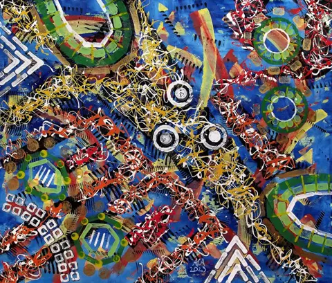 ACA (Angelo Calabria) - Elaborazione 2140/2141 (Deep Nature) - Dittico XXXL