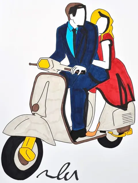 Marco Lodola (1955) - Senza Titolo