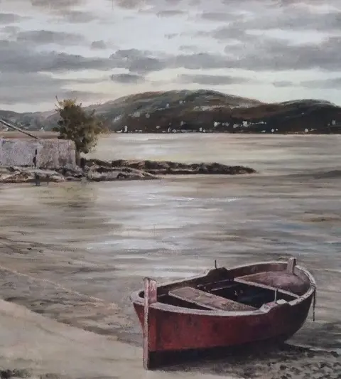 Mirko Morelli (1953) - Solitudine Kalimera Paros Grecia