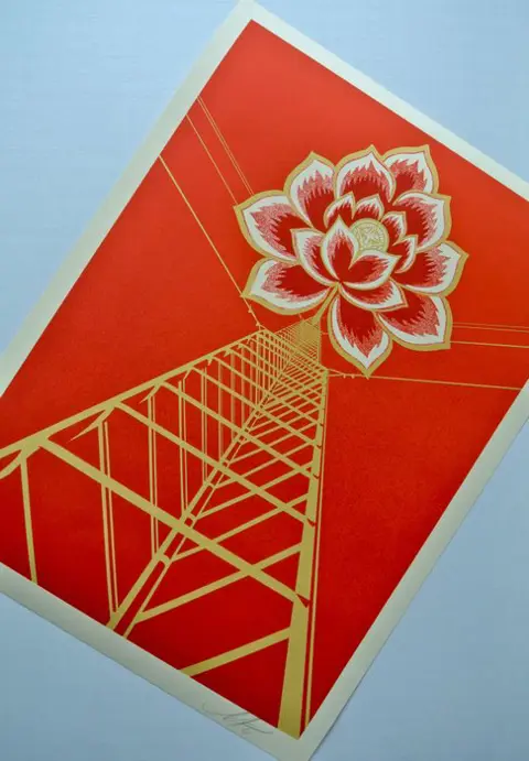 Shepard Fairey (OBEY) (1970) - Flower Power + Bonus