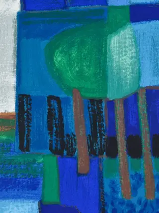 Ton Schulten (1938) - Verstild landschap