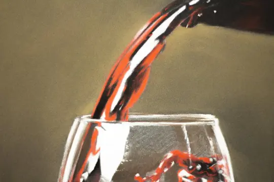 André Rios - Glass of wine