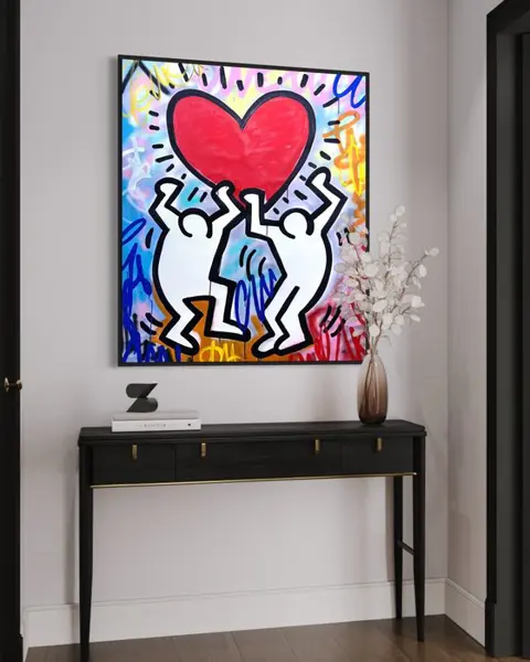 Gunnar Zyl (1988) - Heart / Keith Haring & Zyl