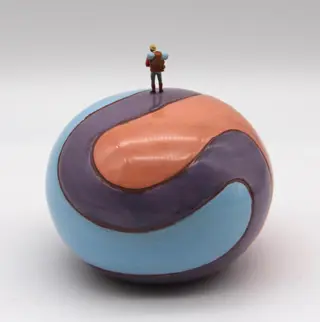Yannick Le Bloas (1972) - Mini-monde, sur le chemin