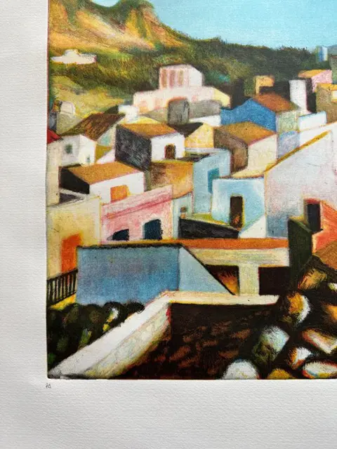 Renato Guttuso (1911-1987) - Tetti di Bagheria