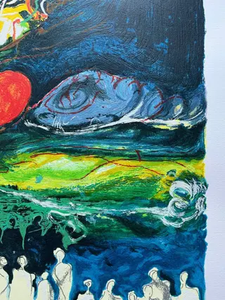 Mario Schifano (1934-1998) - Buio inquinato