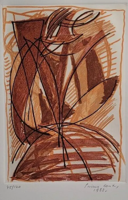 Primo Conti (1900-1988) - Donna in meditazione I Le amiche (2)