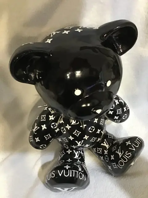 Ydderf - Ourson Louis Vuitton avec collier