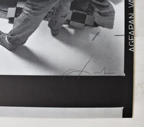 Günther Uecker (1930) - Entwicklung eines Kunstwerkes-Fotoumwandlung 1981