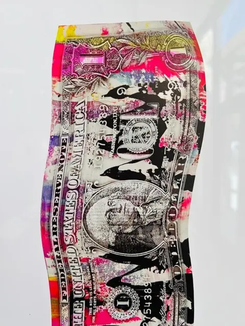 Karl Lagasse (1981) - TABLEAU - ONE DOLLAR KL14 - Vendu sans prix de réserve