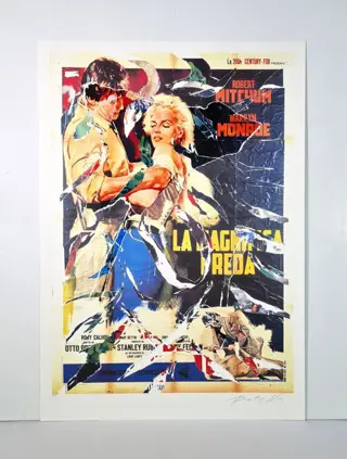 Mimmo Rotella (1918-2006) - La Magnifica preda ( The Beautiful Prey)