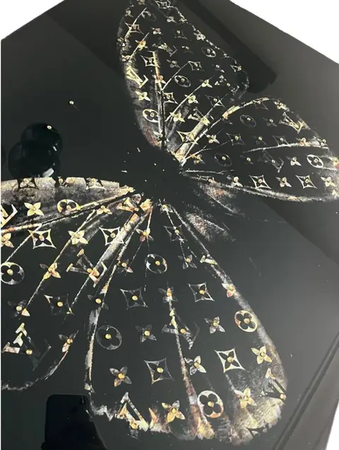 AmsterdamArts - Louis Vuitton monogram butterfly gold