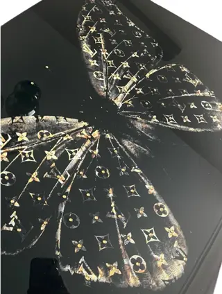 AmsterdamArts - Louis Vuitton monogram butterfly gold