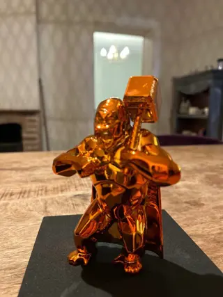 Richard Orlinski (1966) - Hammer Kong Spirit (édition orange) Thor