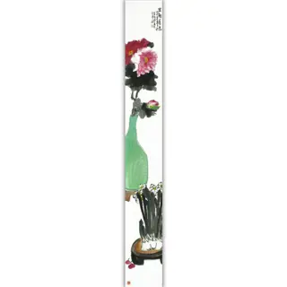 Zhang Ping（1956） - Elegant Blooms-Four Seasons Harmony- Ink Painting