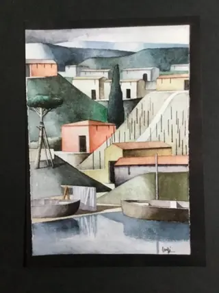 Marcello Scuffi (1948-2021) - Barche di Bacchereto