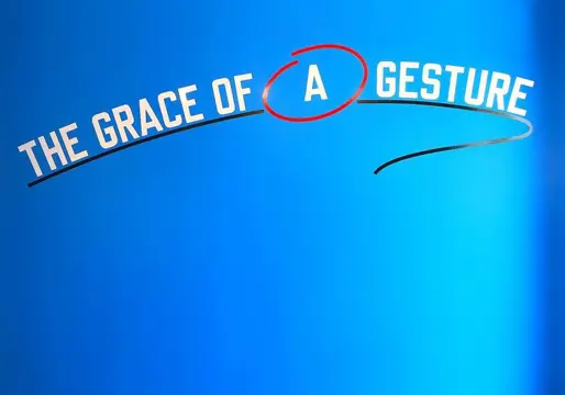 Lawrence Weiner (1942-2021) & Rene Rietmeyer (1957) - THE GRACE OF A GESTURE