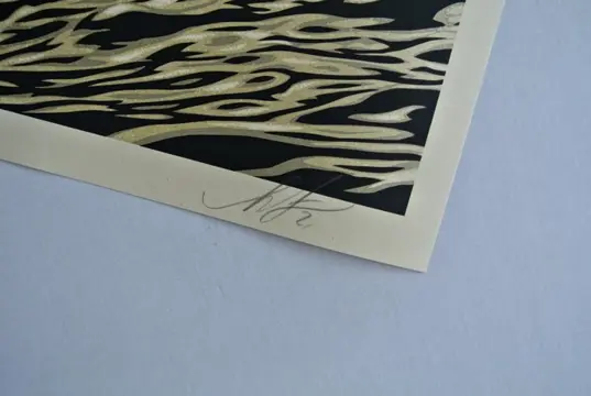 Shepard Fairey (OBEY) (1970) - Wave of Distress (Sepia) + Bonus