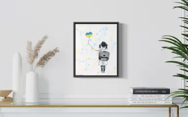 CANNED (Charlotte Parenteau-Denoël) - Little Girl with Ukraine - one year
