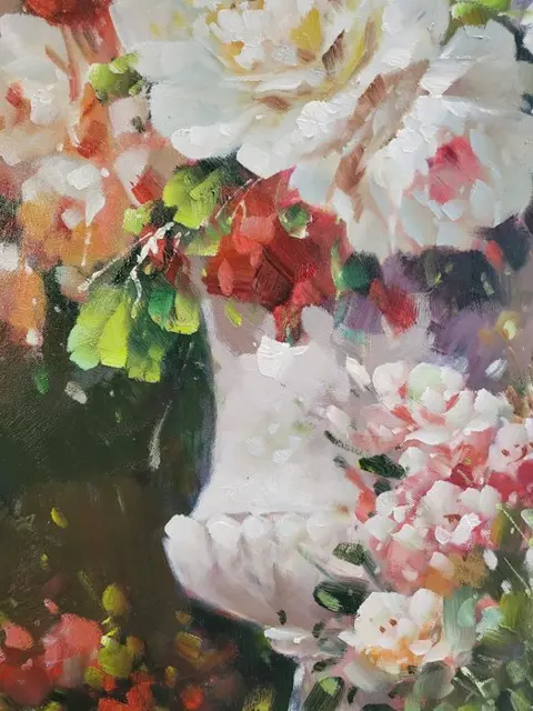 Edouard Mallet (XX) - Composition florale